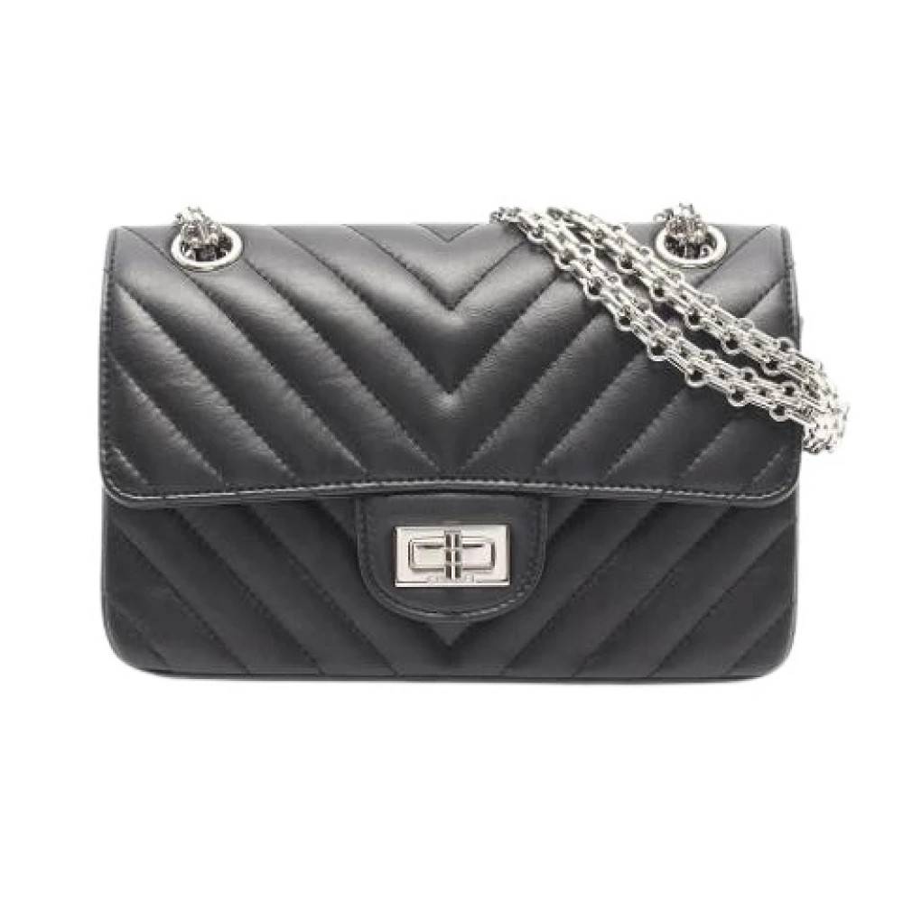 Chanel Vintage Pre-owned Vintage Skuldertaske - Vintage - Dame - Sort - ONE SIZE - Uld