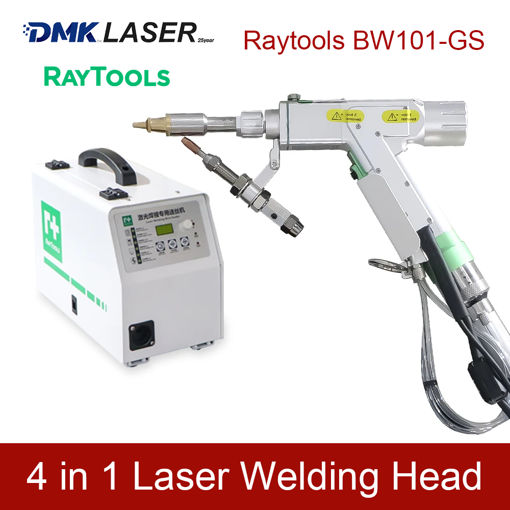 Raytools BW101-GS Laser Welding Head 4 in 1 Handheld Laser Welding/Cleaning/Cutting Gun 1000-3000W Welder Machine Part BW101