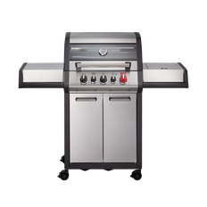 Enders Gasgrill Monroe Pro 3 SIK Turbo Edelstahl inkl. Grillzange