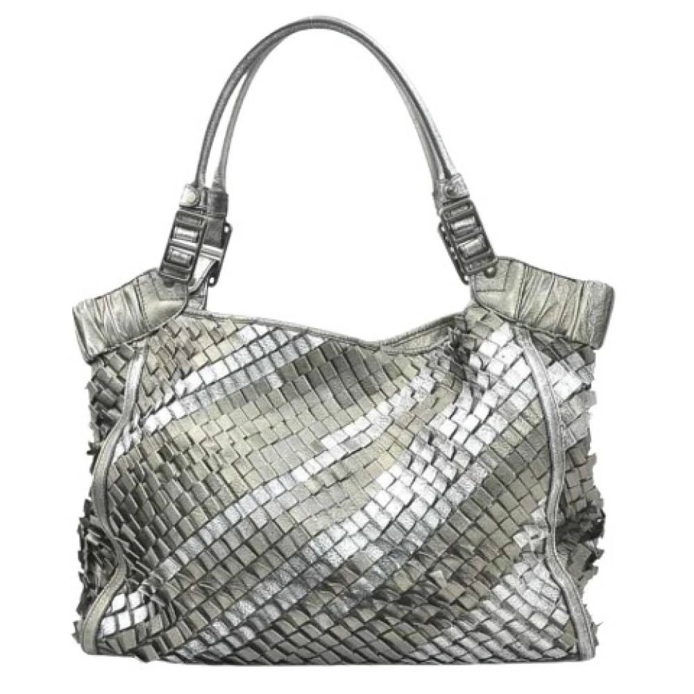 Burberry Vintage Pre-owned Vintage Skuldertaske - Vintage - Dame - Grå - ONE SIZE - Uld