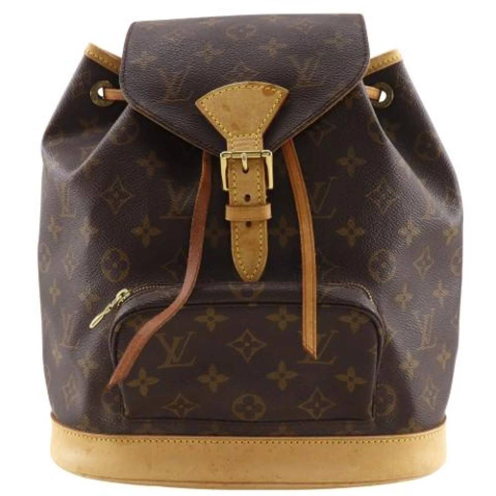 Louis Vuitton Vintage Pre-owned Monogram Rygsæk - Vintage - Dame - Brun - ONE SIZE - Uld