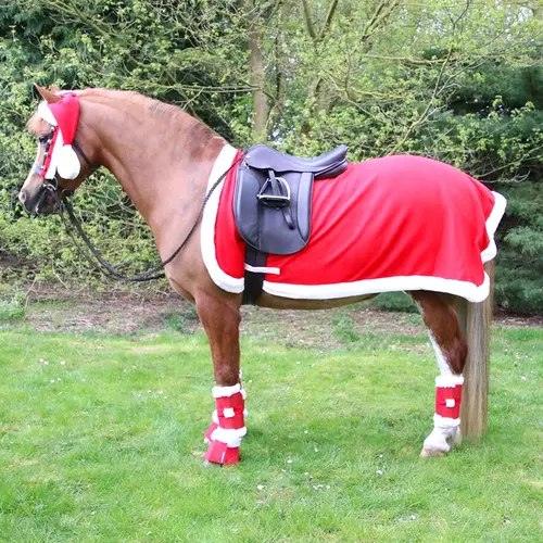 Hy Equestrian Christmas skridtdækken - 4,9 - Længde 148cm