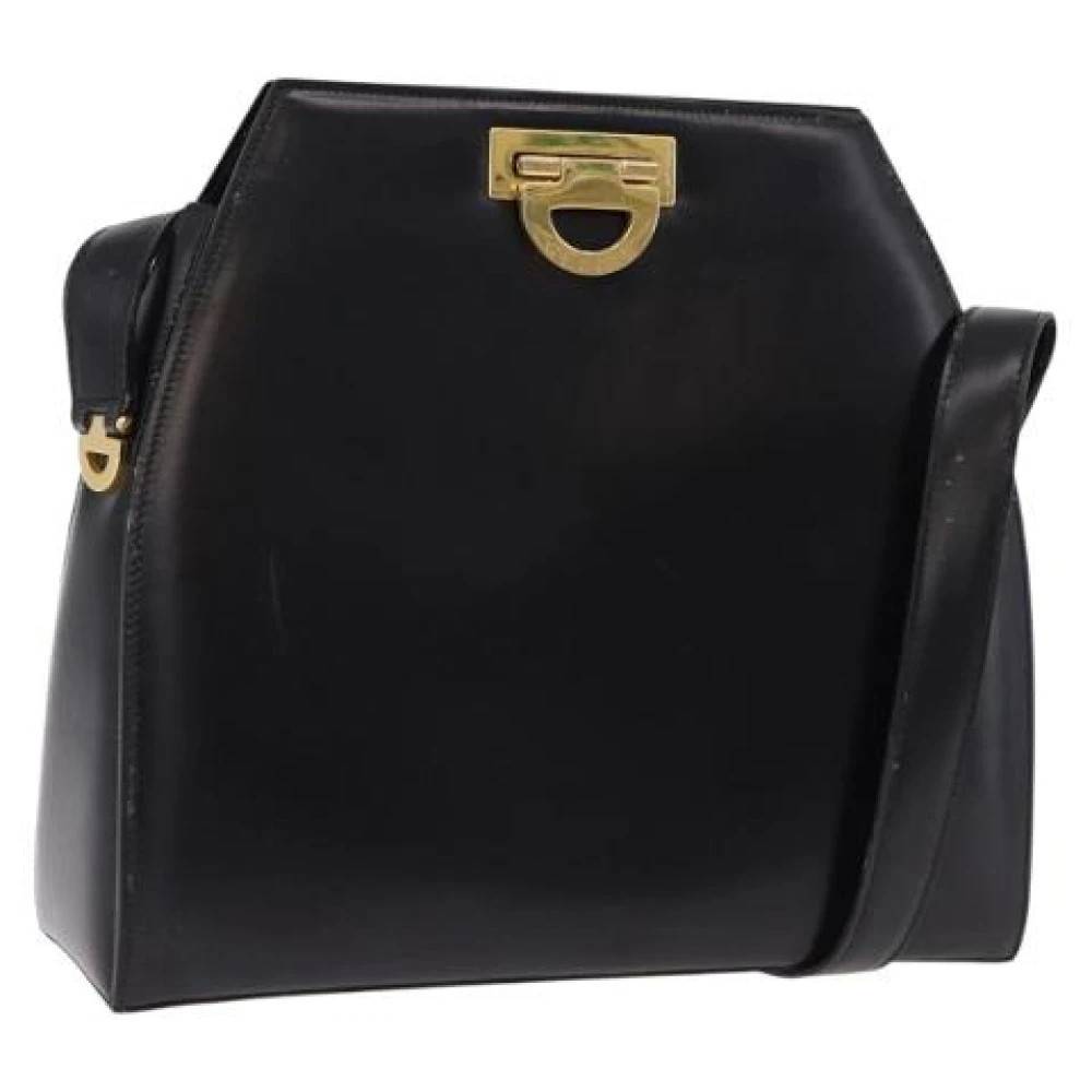 Celine Vintage Pre-owned Vintage Skuldertaske - Vintage - Dame - Sort - ONE SIZE - Uld