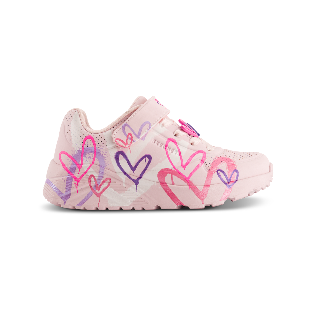Skechers Uno Lite Heart Status Sneaker Rosa 314966L (27-36) - 27