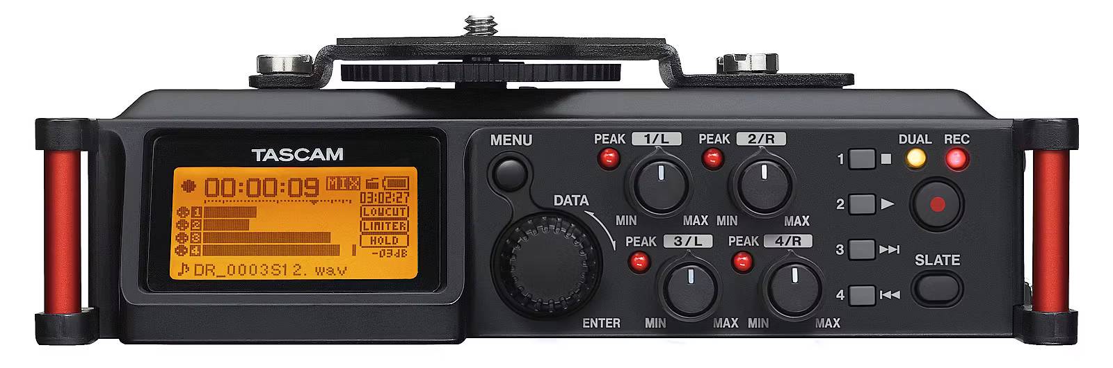 Tascam DR-70D 4-channel audio recorder for DSLR cameras