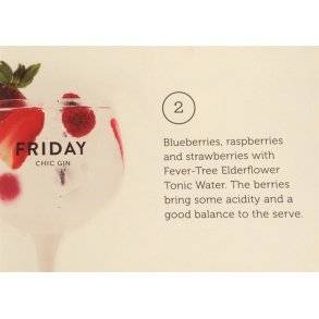 Gaveæske med Friday Chic Gin + 4 Tonic