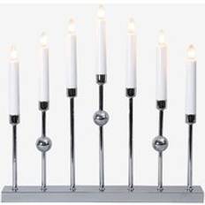 Star Trading - Adventsljusstake Gustavo - Silver - Adventsljusstakar - Fr&#xE5;n Homeroom