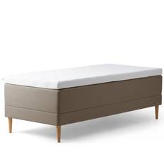 Promise ramsäng enkelsäng - Vit/Beige/Grå/Ljusgrå/Mörkgrå/Taupe