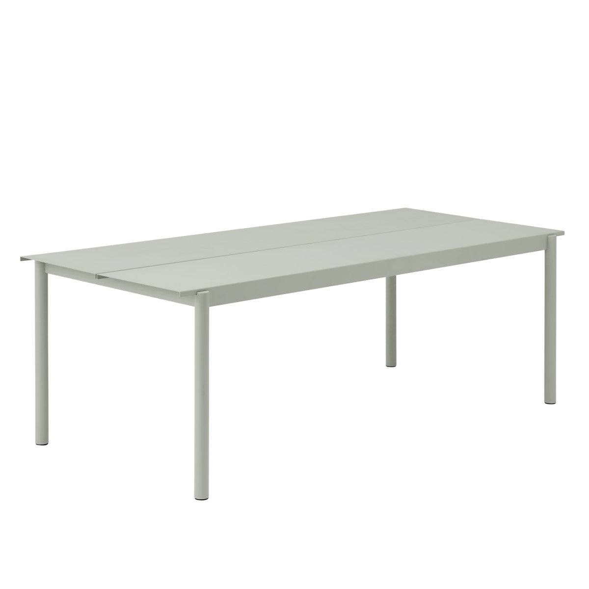 Muuto Linear Steel Bord - 220x90cm - Grå