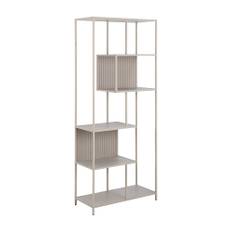 Seaford reol, 5 Hylde | vendbar bagpanel | 185x77