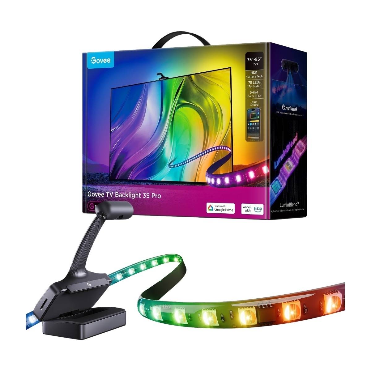 Govee TV Backlight 3 Pro smart-lys, til 75-85" TV