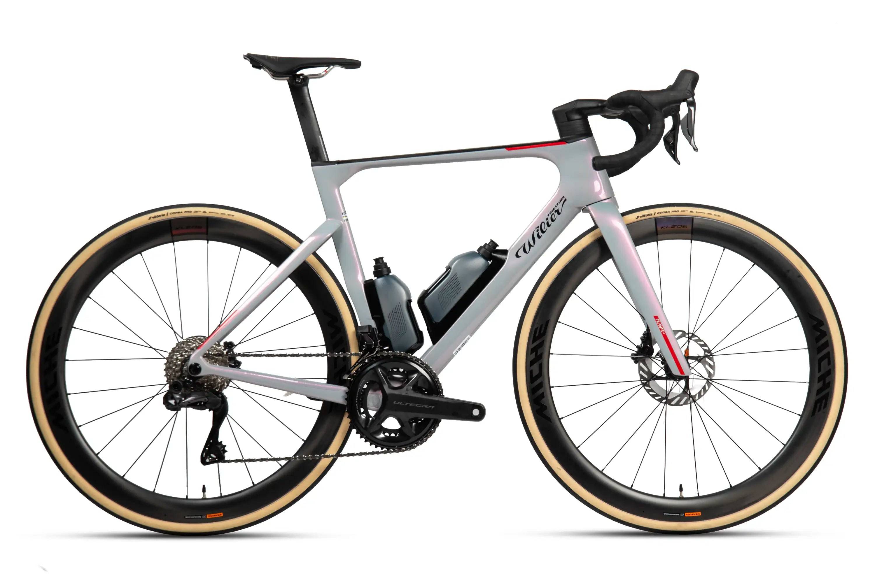 Wilier Filante SLR ID2 2026 - Shimano Ultegra Di2 2x12sp - MICHE WSET KLEOS 50 - 153 / xl / lunar grey