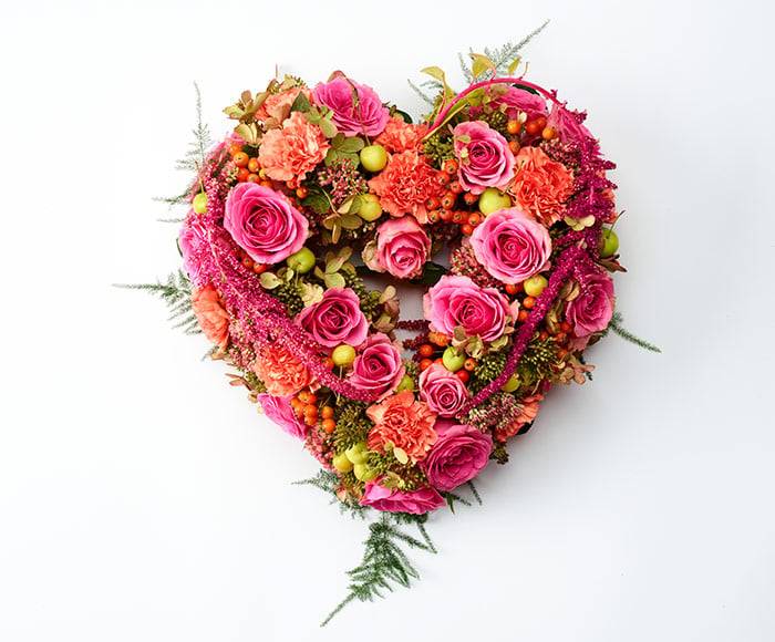 Varmt og åbent blomsterhjerte.