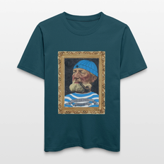 Poul Sømand - Unisex T-shirt - Bæredygtig kvalitets tøj med sjove tryk & designs - mørk petrol / S