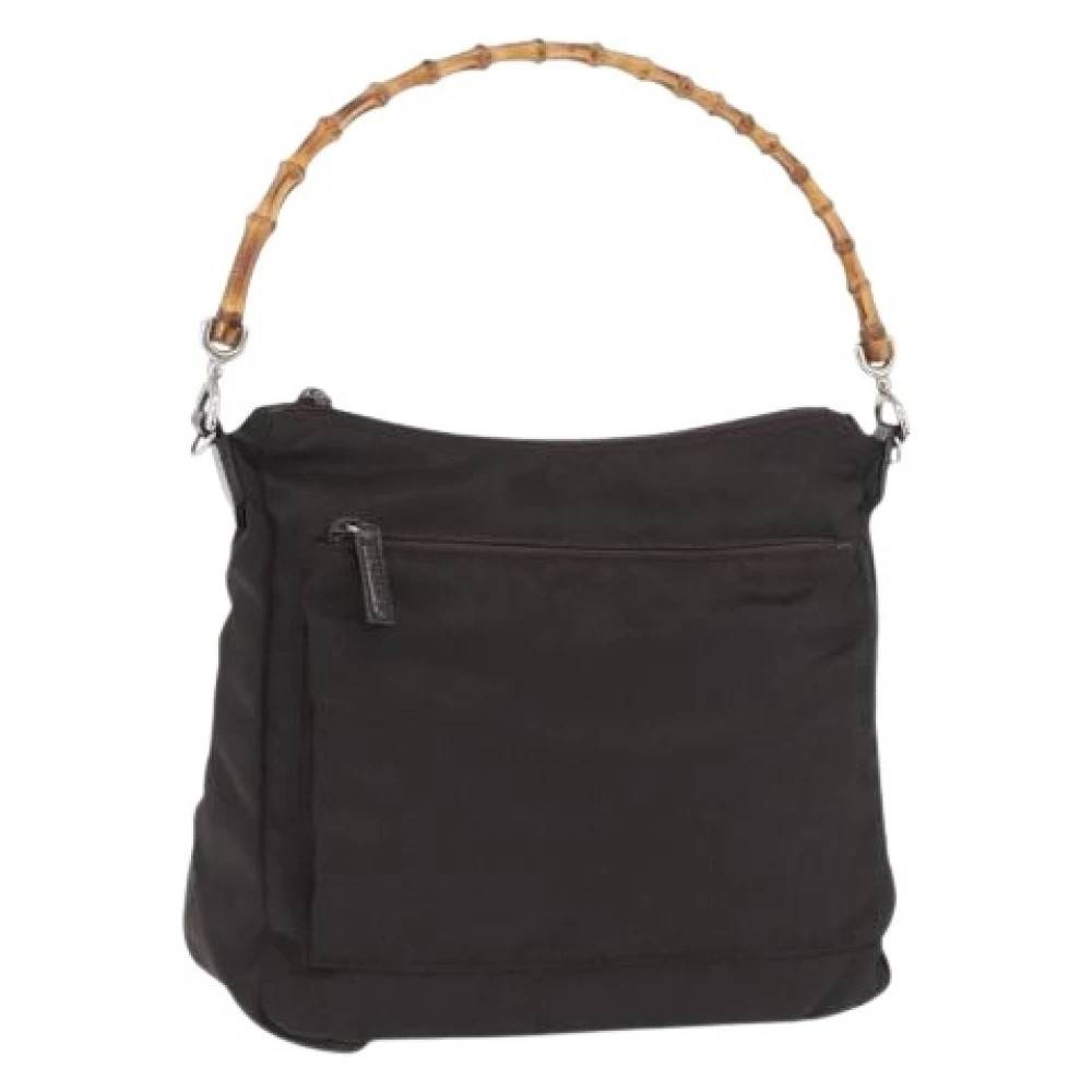 Gucci Vintage Pre-owned Vintage Skuldertaske - Vintage - Dame - Sort - ONE SIZE - Uld