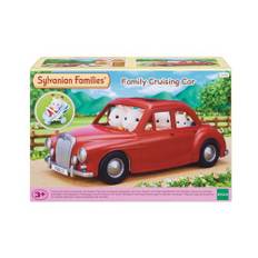 Sylvanian Families rød bil med klapvogn
