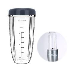 Anevios Nutribullet Ersatzteile Becher 32 OZ Entsafter Tasse mit Deckel Ersatzbecher für Mixer 940ml Klare Tasse Cup Klare Tassen für Nutribullet Blender Entsafter 900W / 600W