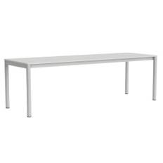 HAY Annex Table Flush (L240 cm) Spisebord Cloud Grey Linoleum & Aluminium