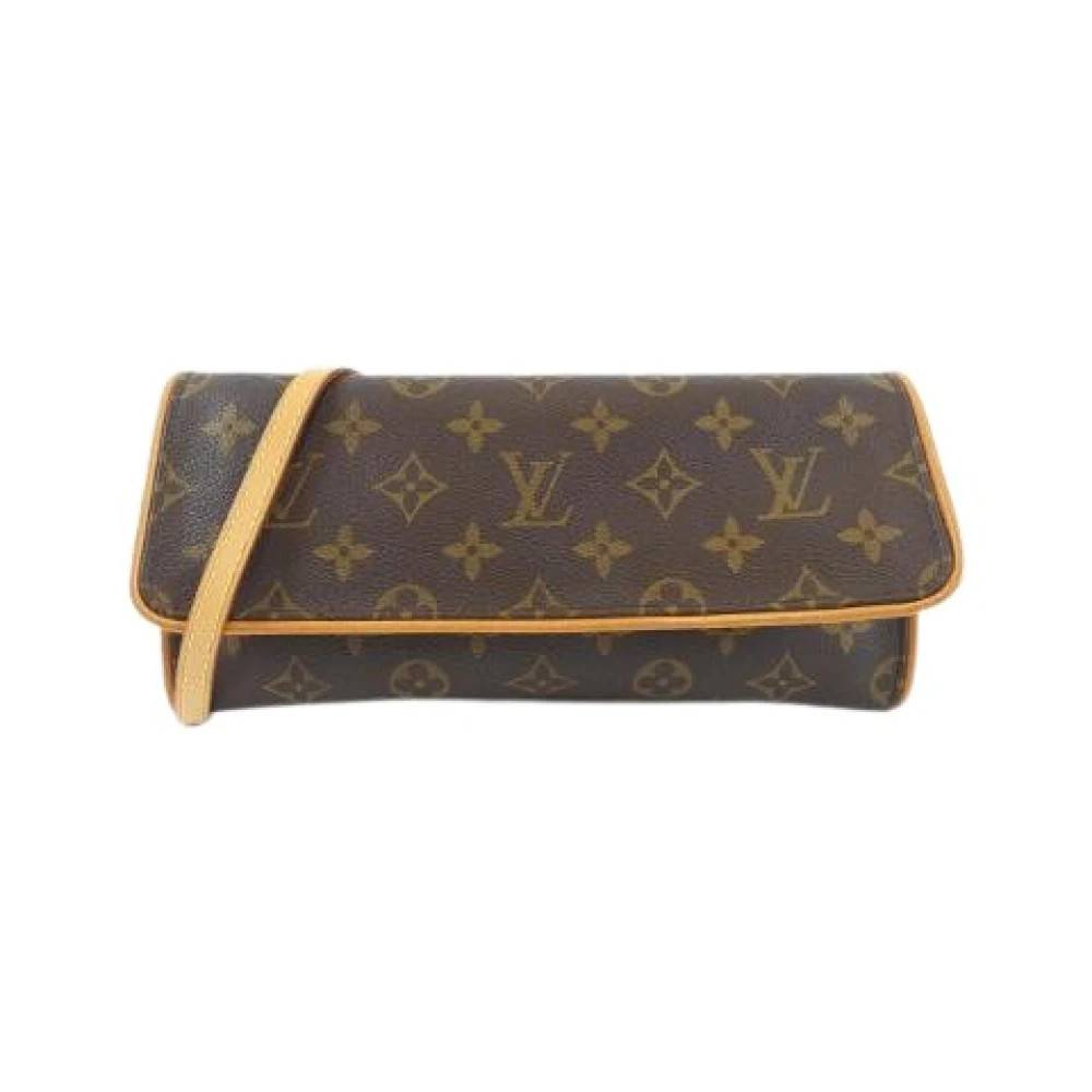 Louis Vuitton Vintage Pre-owned Monogram Skuldertaske - Vintage - Dame - Brun - ONE SIZE - Uld