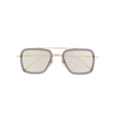 Dita Eyewear - Flight 006 solglasögon - unisex - titan - 52 - Guldfärgad