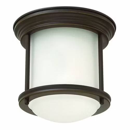 Taklampa Elstead Lighting Teign Mini Brons Frostat Glas