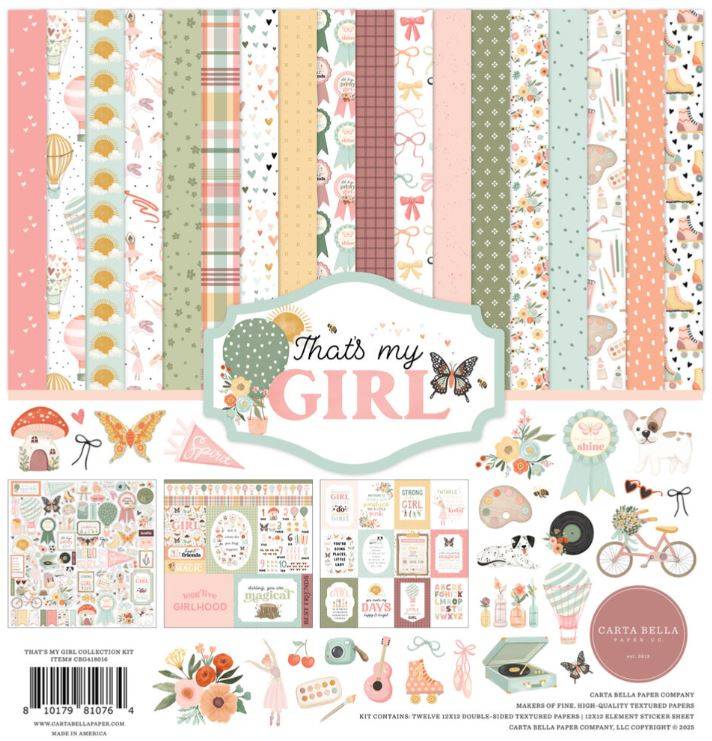 Carta Bella - 12x12 collection pack - That's My Girl