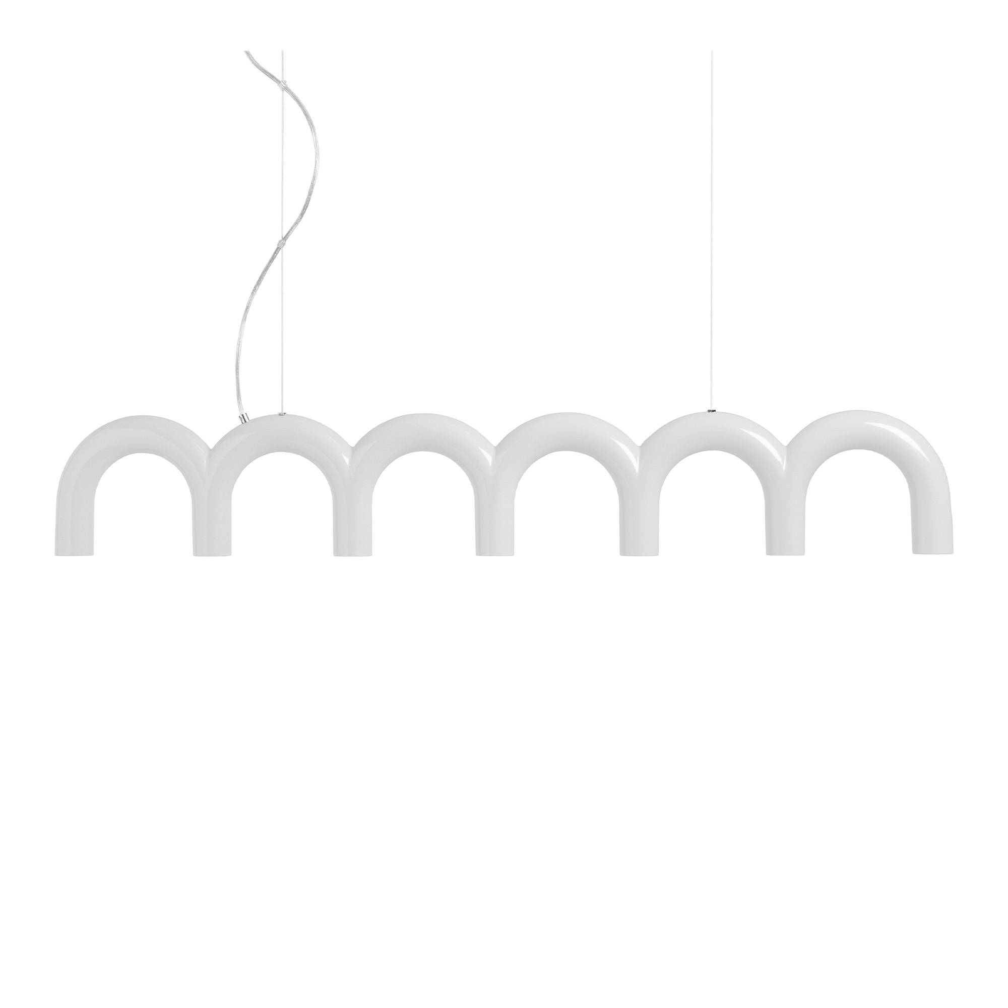 Oblure - Arch Pendant Lamp - White - Pendellamper - Johan Lindstén,Markus Johansson - Hvid