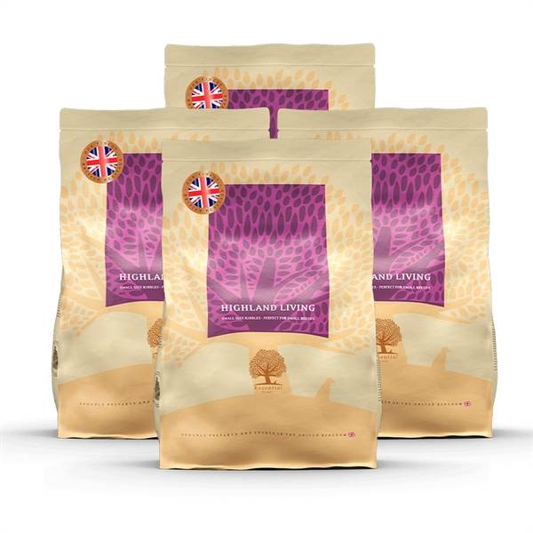 Essential Heritage HIGHLAND LIVING til små racer, 4 x 2.5 kg