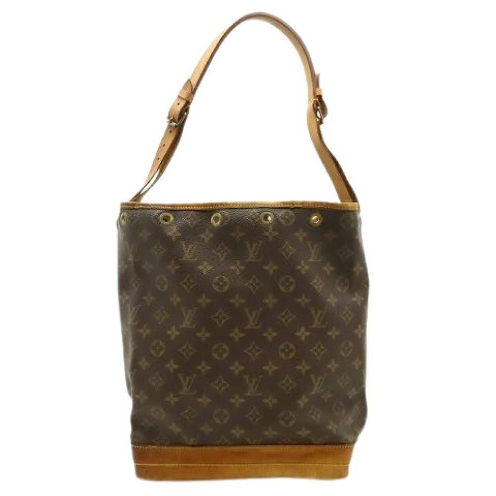Louis Vuitton Vintage Pre-owned Noe Monogram Skuldertaske - Vintage - Dame - Brun - ONE SIZE - Uld