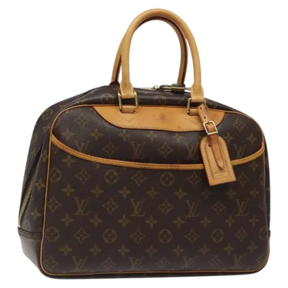 Louis Vuitton Vintage Pre-owned canvas håndtasker - Vintage - Dame - Brun - ONE SIZE - Tyl