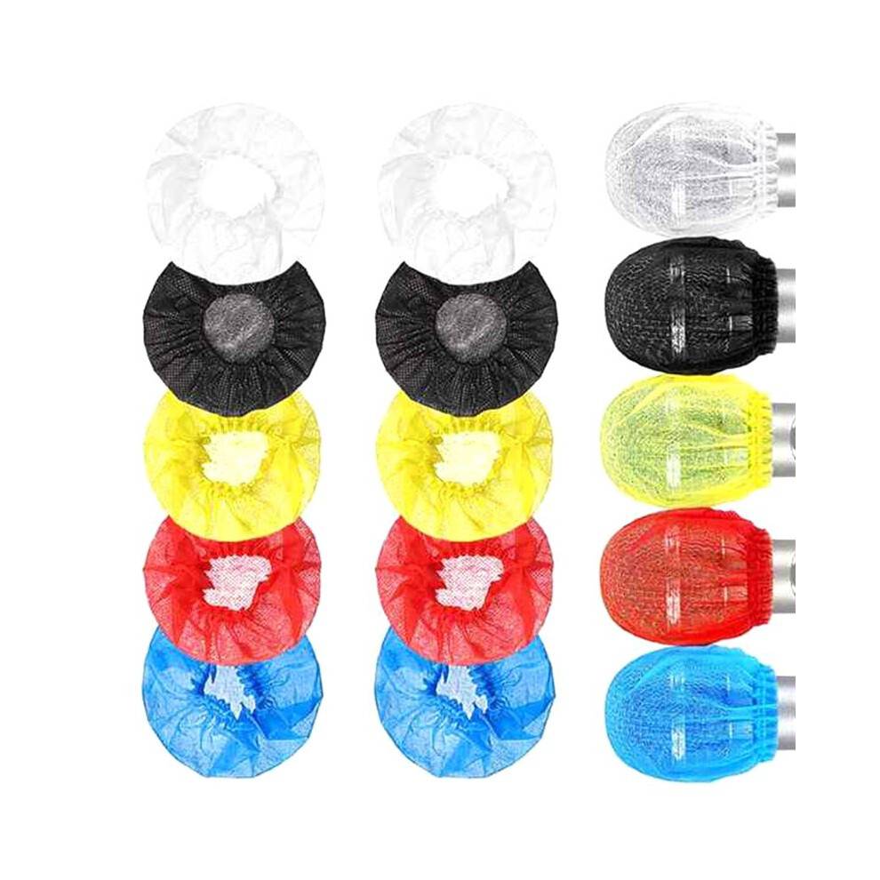 400Pcs Disposable Microphone Cover,Handheld Microphone Windscreen for Karaoke KTV Recording Studio White