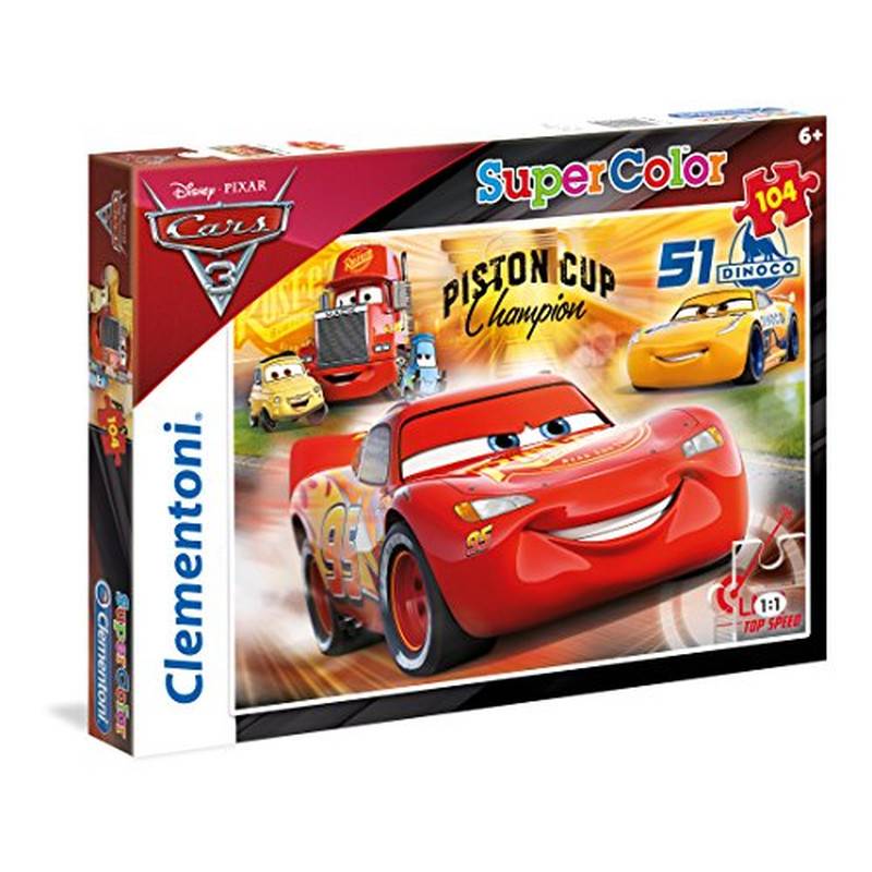 Clementoni 27075" Cars 3" Puzzle, 104 Teile