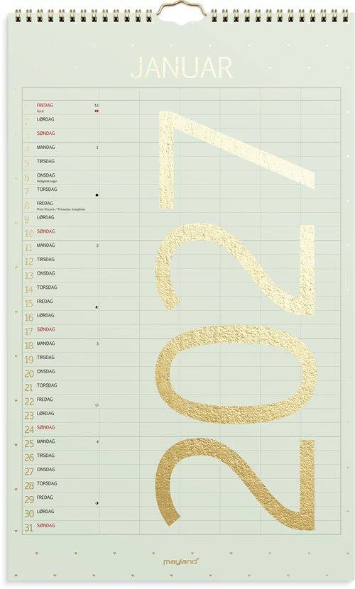 Mayland Familiekalender Color stor 2027 nr. 27066130.