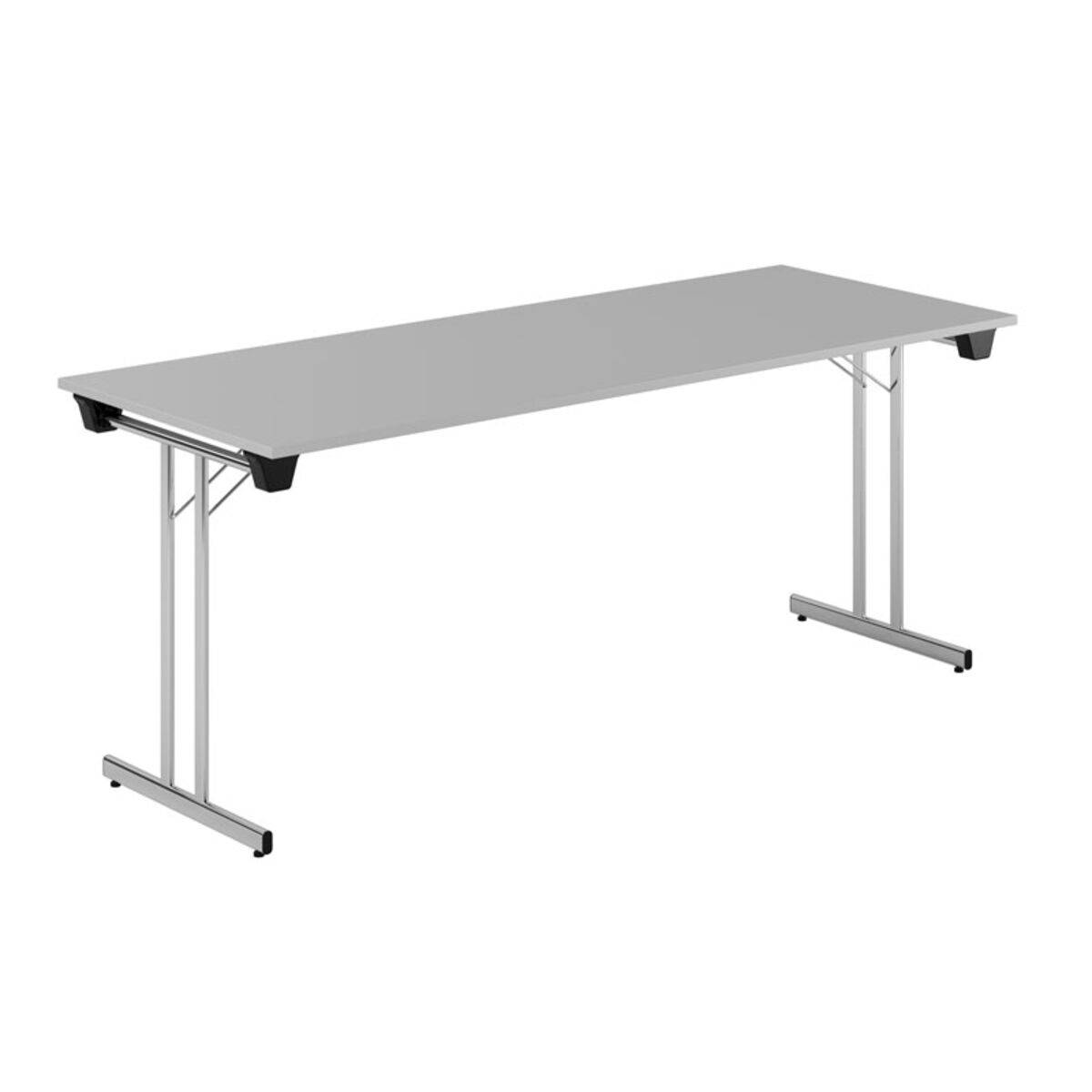 Dinner Style - 180x70cm - Sammenklappeligt bord - Grå-krom.