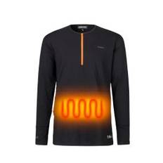Nordic Heat Base Layer undertrøje zip med el-varme UDEN powerbank