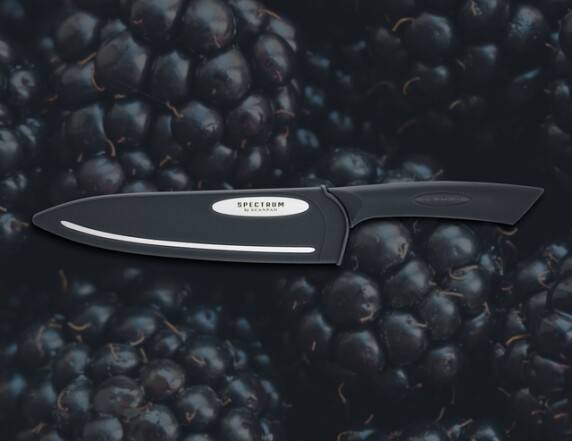20 cm Kokkekniv; Black; Spectrum