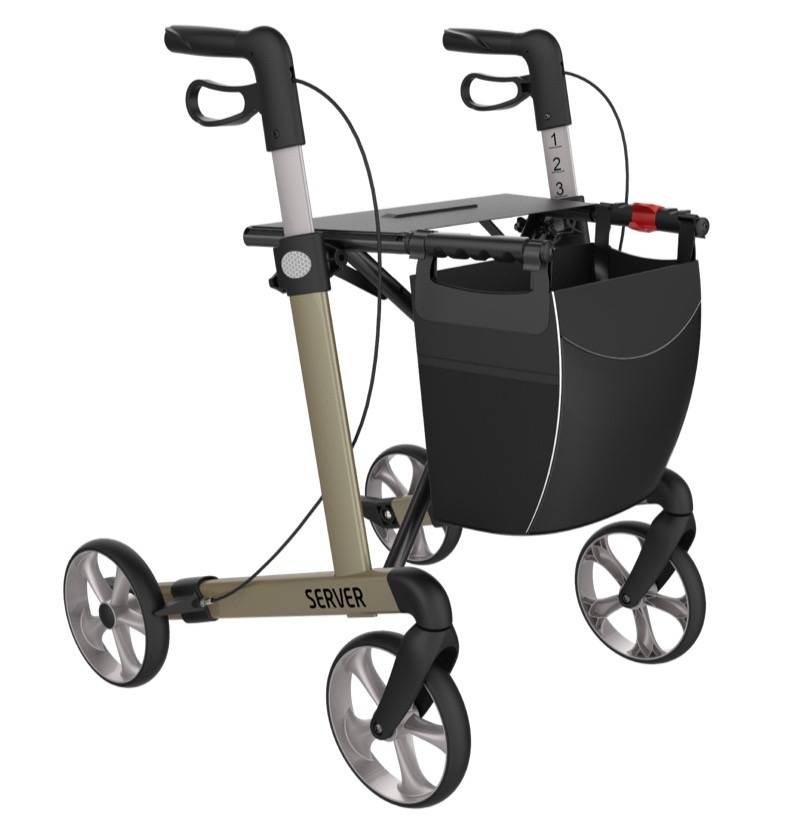 Rollator Server Champagne