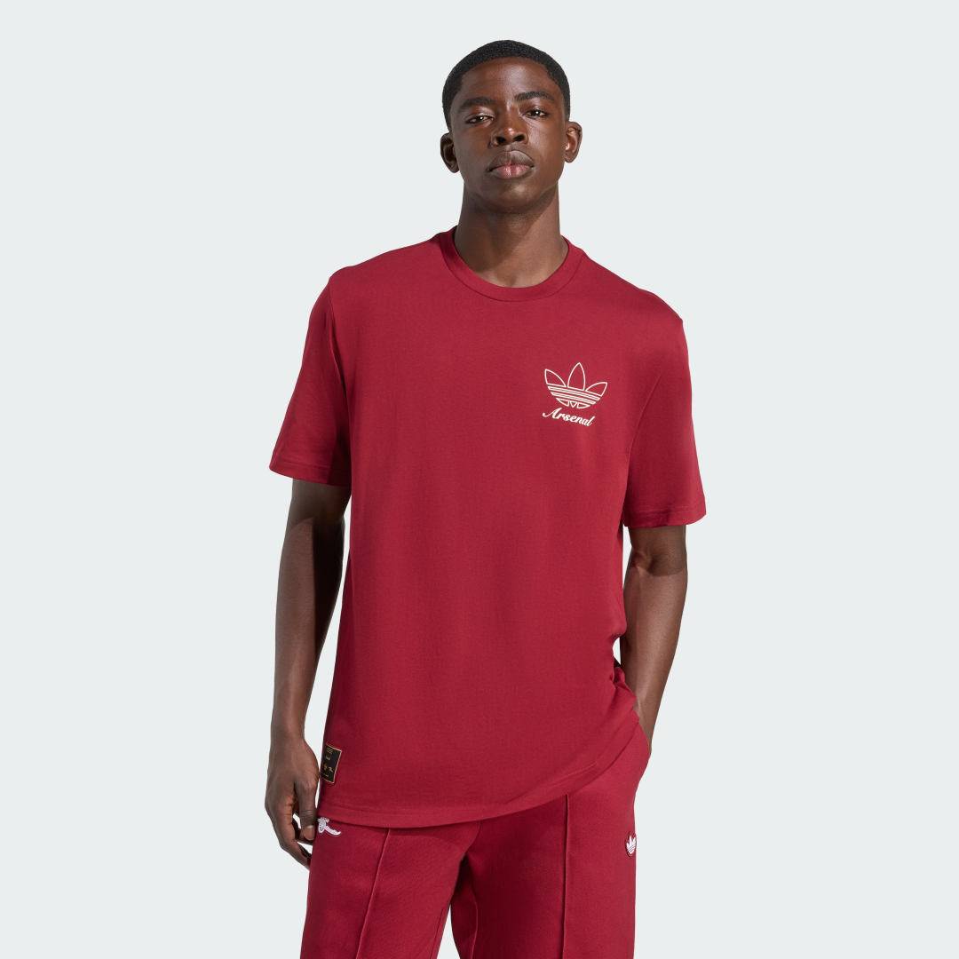 Arsenal Terrace Icons Graphic T-shirt - Team Coll Burgundy 2 - S