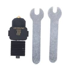 Brass Nozzle Hot End Kit Extrusion Heating Block with Heat Resistant Silicone Sock for Bambu Lab A1