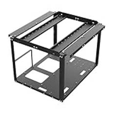 Open Frame Pc Case - Mining Case, Pc Frame För Datorfodral | Mångsidigt datorfodral för effektiv kylning, robust gruvställ som passar för ATX-moderkort