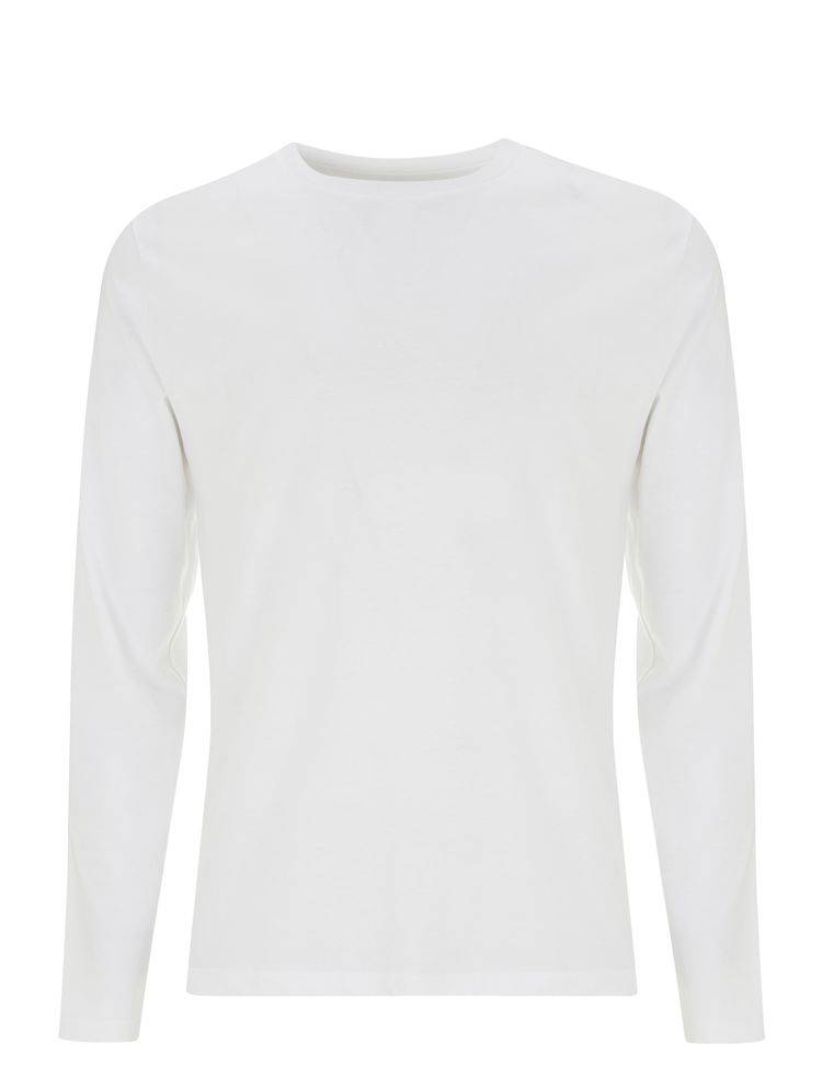 Long Sleeve T-shirt: Earth Positive - S / White (S)
