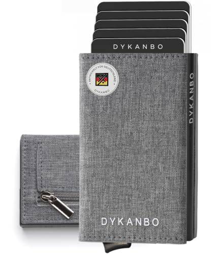 DYKANBO Geldbörse Herren Klein Pop-Up RFID mit Münzfach, Geldbeutel Herren