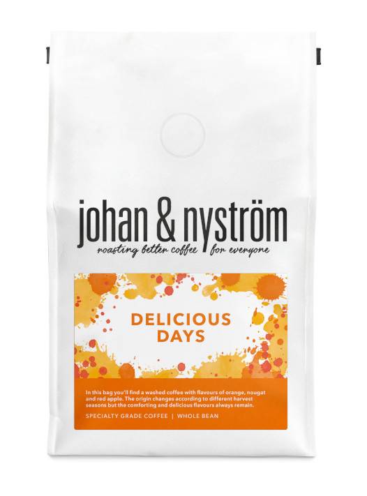 Johan & Nyström Delicious Days mellanrostade kaffebönor 250g