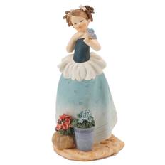 Victorian Girl Resin Ornament Exquisite Cute Stable Desktop Resin Handicraft Ornament for Home