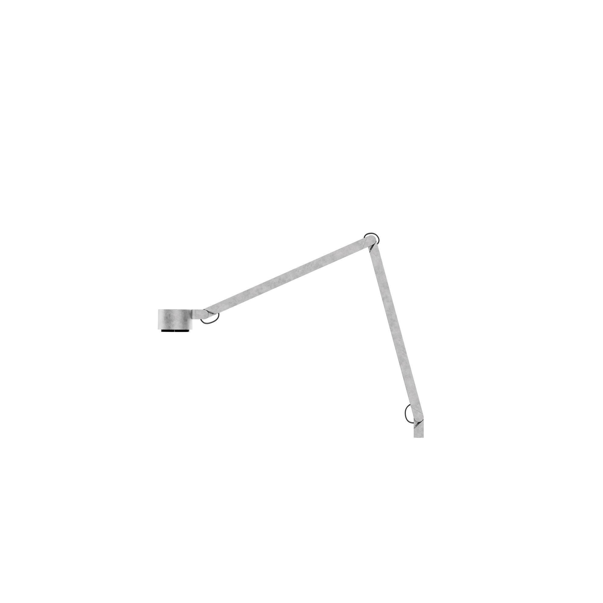 Wästberg W227 Winkel Alu Bordslampa Med Stift Rå Trumlad