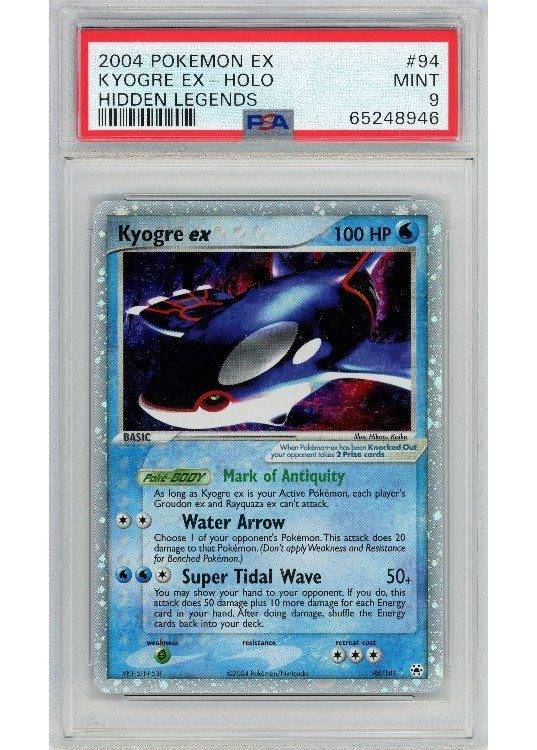 Kyogre ex - 94/101 - PSA 9.