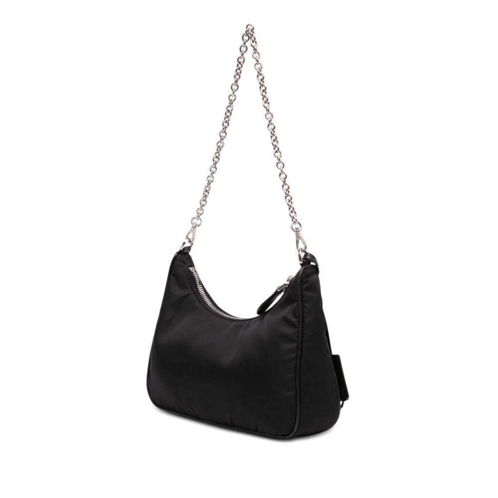 Prada Vintage Prada Shoulder Bag L 16cm x W 22cm x D 6cm - Skuldertasker Nylon hos Magasin