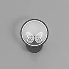 Väggljus LED -väggskonnar Moderna väggljusfjärilsväggslampan fixtur, 13W Headboard Lighting Fixture, takkronor