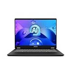 MSI Prestige 14 AI Studio C1VEG-036ES dator 14 tum 2,8 K (Intel Core Ultra 7 155H, RAM 16 GB, 1 TB SSD, Windows 11) Home Stellar Gray, QWERTY spanskt tangentbord