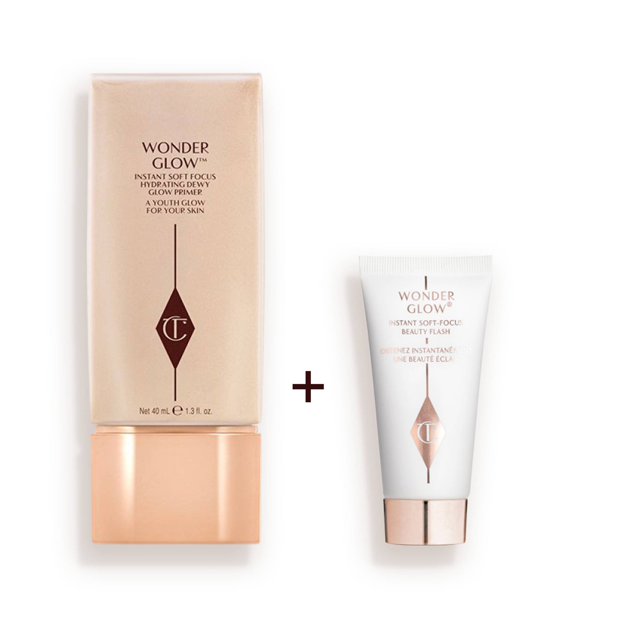 Charlotte Tilbury Wonderglow Full-size + Travel-size Duo - 40ml + Free